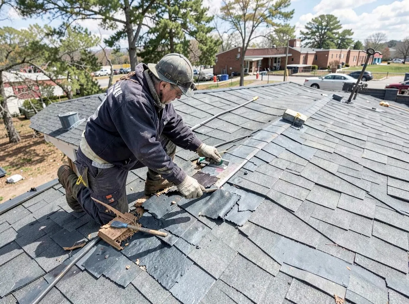 roof repair in Downtown Oshkosh, WI