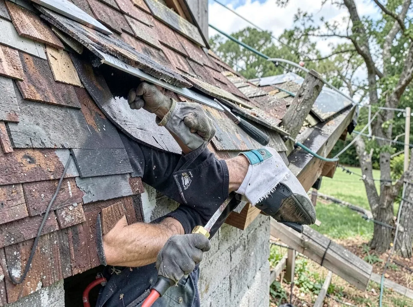 Chimney Flashing Repair in Oshkosh