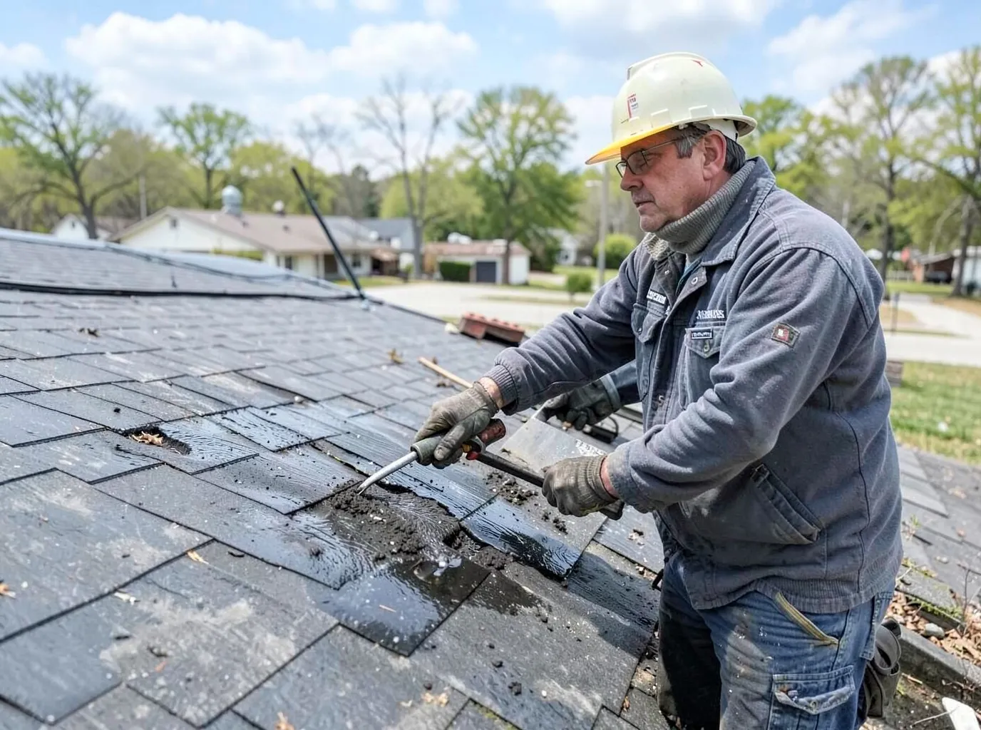 roof repair in Algoma Park, WI